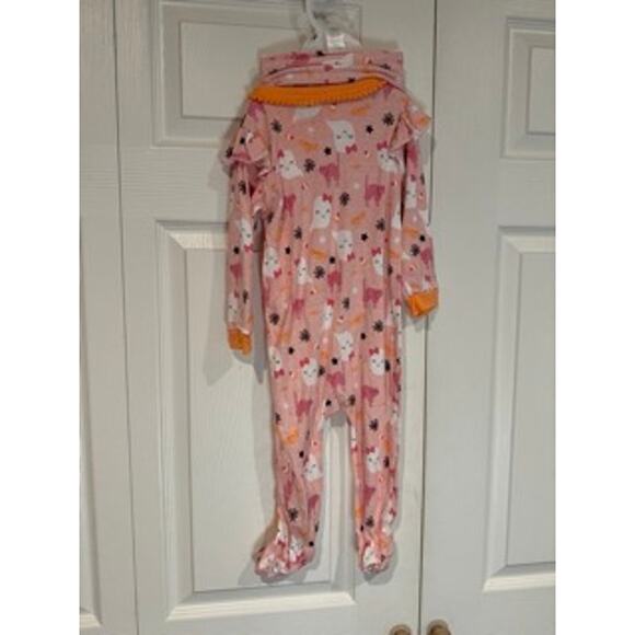NWT Modern Kids Halloween Pajamas And Headband Size 24 Months - Picture 5 of 7